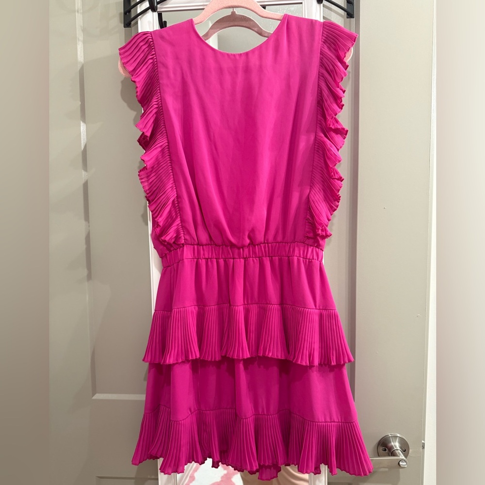 TCEC Pink Ruffled Women’s Dress